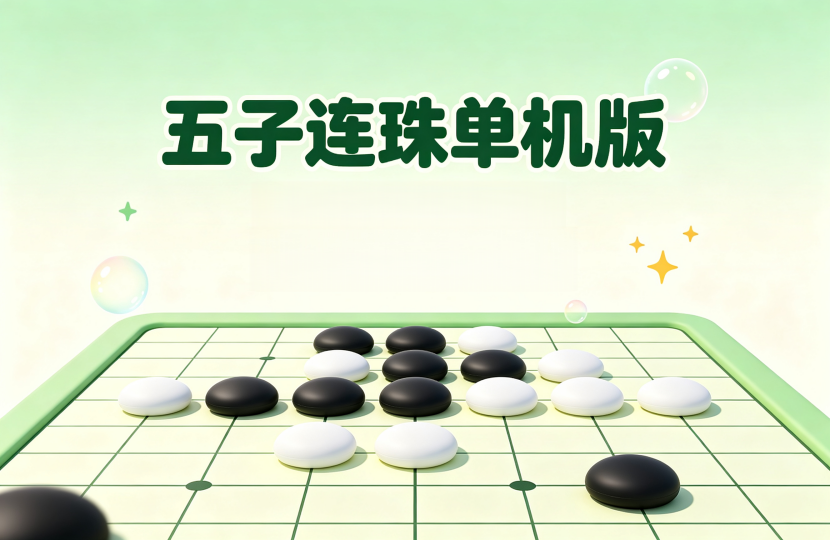 制作了一款五子连珠单机版小游戏